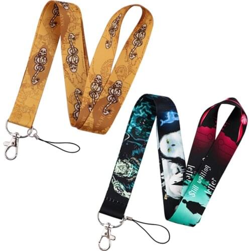 LX783 Anime Fashion Lanyards for Key Neck Strap For Card Badge Gym Key Chain Lanyard Key Holder DIY Hang Rope Keychain