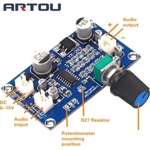 PT2399 Microphone Reverberation Board Effect Super M65831 Mono Amplifier Preamp Reverb DC Single Power Supply