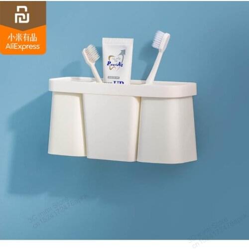Original youpin mijia cup set simple and generous magnetic drainage without nails 200up suitable for bathroom smart home