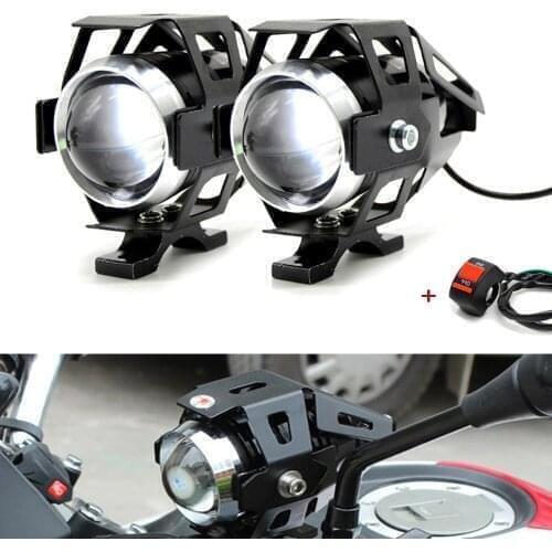 Newest Motorcycle Headlights U5 Led Spotlight Auxiliary Lamp For Honda CBR300F CBR300FA CBR500R CBR500F CBR929RR CBF1000 CBF600