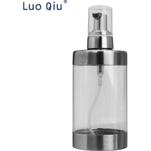 Clear Acrylic Bottle Liquid Soap Whipped Mousse Points Bottling Shampoo Lotion Shower Gel Pump Bottles