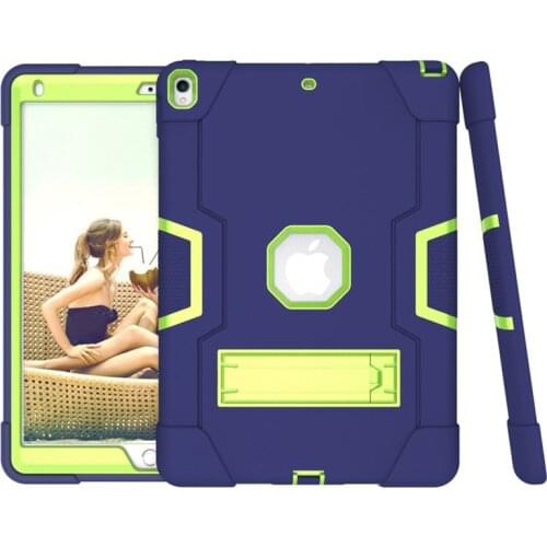 Silicone Shockproof Case For iPad Pro 10.5 2017 A1701 Cover For iPad Air 3 10.5 A2123 Kids Safe Armor Heavy Duty Rubber Case