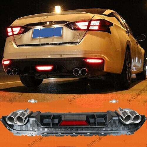 Carbon Fiber Rear Bumper Spoiler Chin Trim 1pcs Fit for Nissan Teana Altima 2019