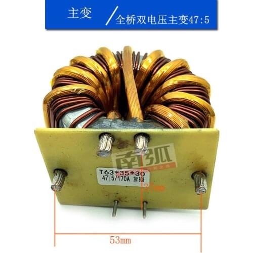 Double Power Welding Machine Main Transformer IGBT Welder Full Bridge Welder Main Transformer Circular Transformer 47:5