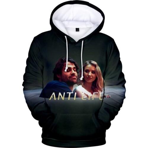 New Anti-life 3D Print Hoodie Fashion CoatsWiner 3D Hoodies Sportswear Clothing Women Men Hip hop Plus Size Loose Tops Coats