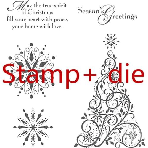 Snow Text Silicone Clear Rubber Stamp Sheet Cling Scrapbooking DIY Cute Pattern Photo Album Paper Decoration