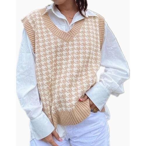 2021 Casual Harajuku Ribbed Knitted Tank Tops Female Sexy Lace Up Crop Vest Chic Off Shoulder Khaki White Summer Women Sweater