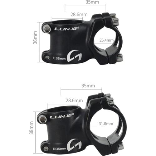 448D Bike Stem 31.8mm 25.4mm Aluminum Alloy 35mm MTB Stem Bicycle Parts Handlebar Stem Cycling Accessories