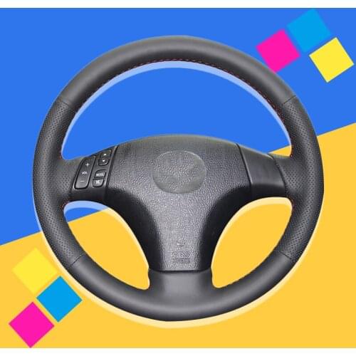 Auto Braid On The Steering Wheel Cover for Mazda 3 Axela 2004-2009 Mazda 5 2004-2010 Mazda 6 Atenza Mazda MPV Car Wheel Covers