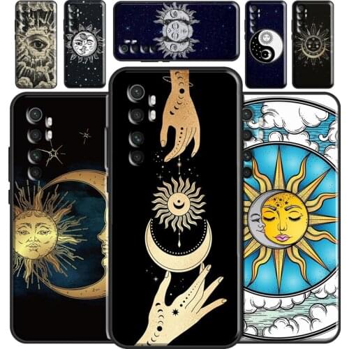 SUN AND MOON Mystic Zodiac Case For Xiaomi Mi 11 Lite Ultra 9 10 9T 10T Pro A3 POCO F3 F1 F2 M3 X3 Pro Bumper Cover