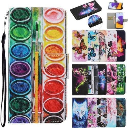 Leather Case For Samsung Galaxy A01 A11 A21 A21S A10 A20 A30 A40 A50 A70 A30S A50S A10S A20S A20E A70S Phone Cover