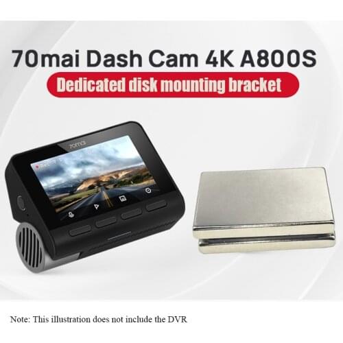 70mai Dash Cam Mount For 70mai Dash Cam 4K A800 Dedicated and convenient installation of rectangular magnetic bracket