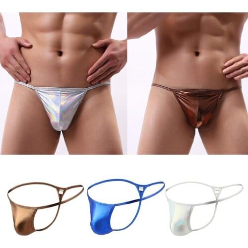 Mens Sexy Briefs G-String Thongs Jockstrap Underwear T-back Shorts Lingerie