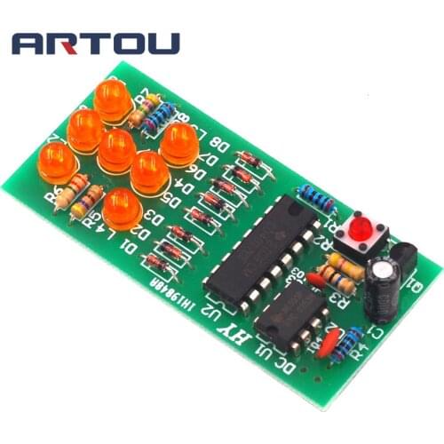 Electronic Dice Suite LED Dice Parts Fun Electronic Production DIY Kits Breadboard Electronic DIY Kit