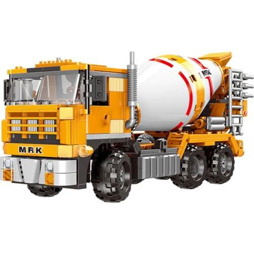 XINGBAO 03040 NEW City Technic Series 654pcs The Cement Mixer Building Blocks Engineering Car Bricks Christmas Gift Party Favor