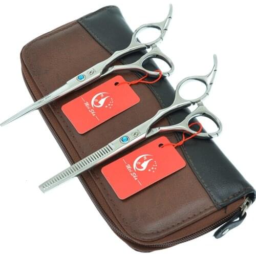 5.5" 6.0" Japan Steel Dog Grooming Scissors Pet Cutting Shears Animal Hair Thinning Clippers Dog Trimmers Puppy Supplies A0036A