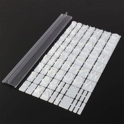 Plastic Cake Mold DIY Alphabet Letter Impress Biscuit Cookie Mould Cutter Press Stamp Embosser Fondant Mold Cake Decorating Tool