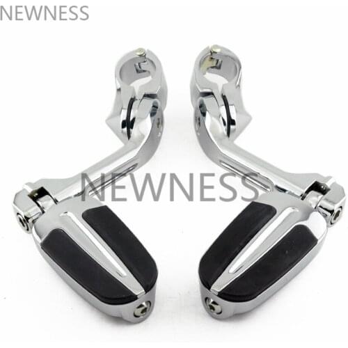 For Harley Honda Yamaha Foot Pegs Engine Guard Footrest Highway Footpegs Mount Clamp Kit Motorcycle Accessories Chopper Bobber