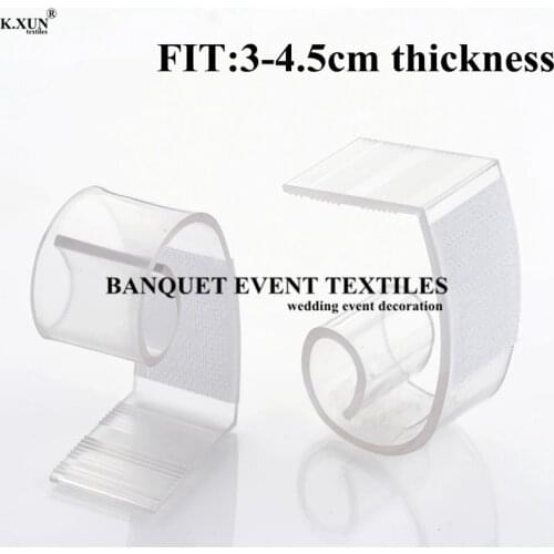 Adjustable Large Plastic Table Skirt Clip Banquet Tablecloth Clips For Wedding Decoration