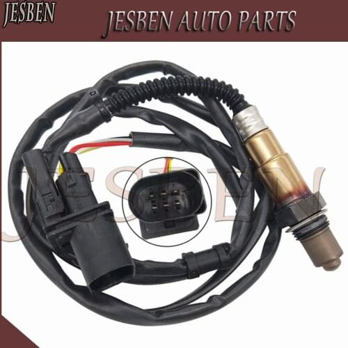 0258007193 5wires Wideband Lambda Probe O2 Oxygen Sensor fit for AUDI A8 3.0 2003-2006 3.7 4.2 quattro 2002-2010 NO# 077906265AC