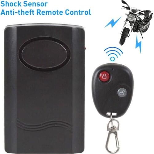 Motorcycle Scooter Anti-theft Remote Control Security Vibration Alert Alarm