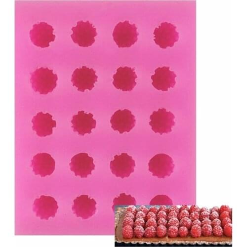 1PC small strawberry pattern silica gel cake molds Stocked DIY baking appliance chocolate sugar cake decoration tools