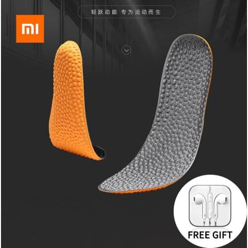 4 Pairs Xiaomi Youpin Memory Insoles For Shoes Sole Outdoor Sport Shock Absorption Breathable Sweat-Absorbent Air Cushion Insole
