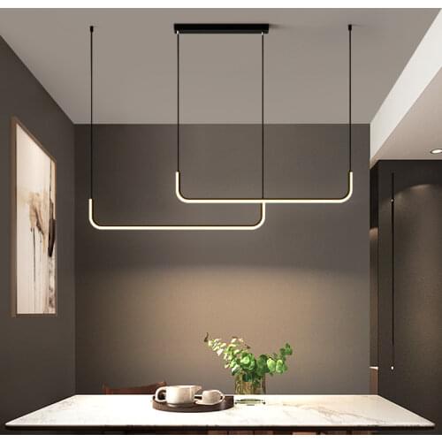 Luminaire Home Design Pendant Light Simple Decoration Gold&Black Lamp For Living Dining Room Kitchen Restaurant Indoor Lustres