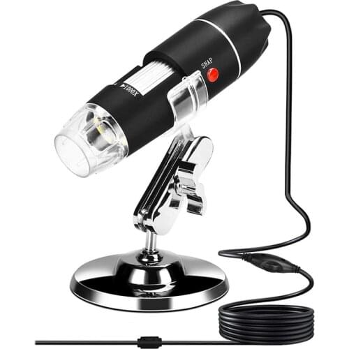 USB Digital Microscope 40X-1000X Handheld Microscope Camera for Students Engineers Biology Microbiological Observation
