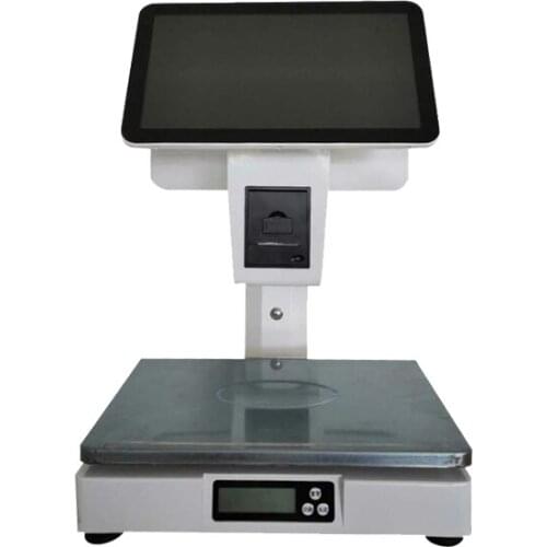 HSPOS POS Weight Scale Scale Supermarket Touch Led Touch Screen 15inch