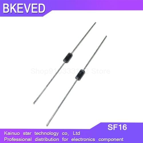 100pcs Rectifier Diode 1A 400V DO-41 SF16