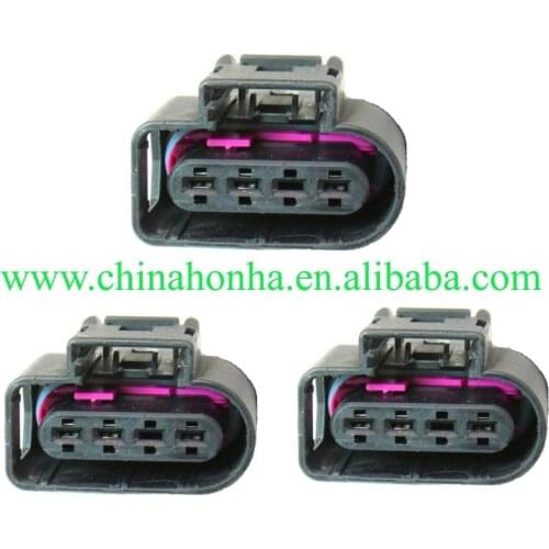 Freeshipping 2 pcs 8K0 973 724 for ignition coil connector 4Pin plug and wire harness