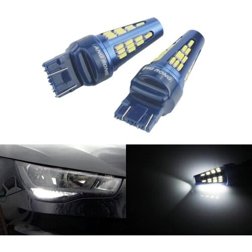 ANGRONG 2x 5W LED T20 7440 7443 W21/5W Bulb Sidelight Daytime Running Brake Light White