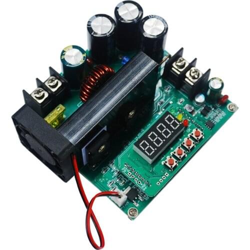 B900W Digital Controlled DC Stabilized Constant Current Power Adjustable Boost Module Voltage Current Meter 120V 15A Charger