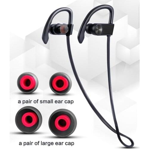 Wireless Headphones Sport running Bluetooth Earphone Noise Canceling in Ear IPX4 Waterproof Headset with Microphone for iPhone