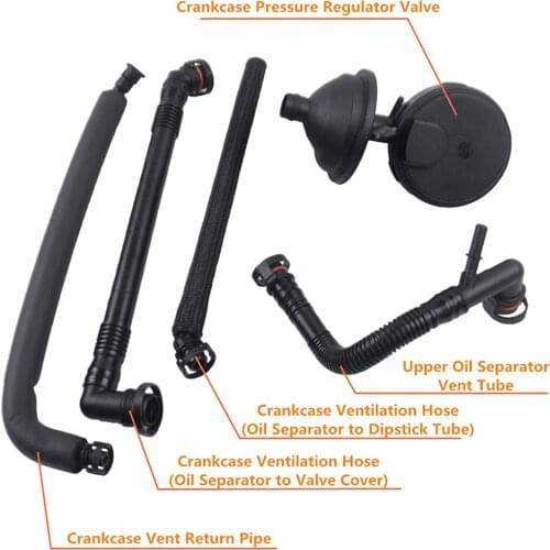 AP03 11157532649 FOR BMW 3/ 5/ 7 SERIES E46/39/60/61/65/66/38 CRANK CCV CASE VENT VALVE HOSES KIT