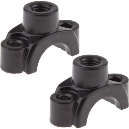 2X 22mm 7/8 "Motorcycle ATV Rearview Mirror Bracket Adapter Holder