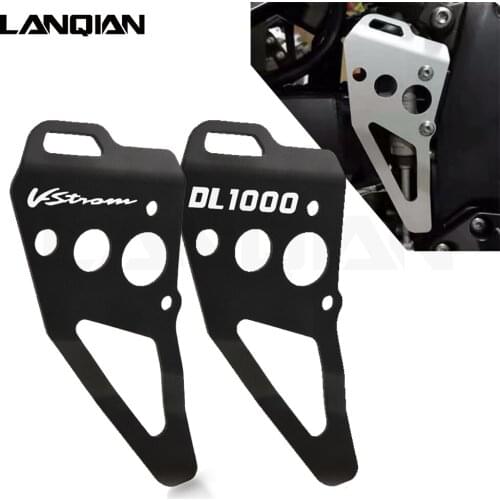 Motorcycle Aluminum Rear Brake Pump Cylinder Guard Cap For Suzuki DL 1000 V-Storm 1000 2015 2016 2017 2018 2019 Accessories