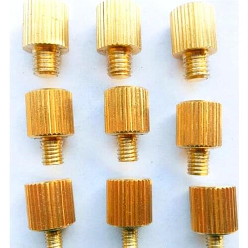 M3 M4 M5 M6 Brass Hand Screw Knurled Screws Decorative Bolt Screw