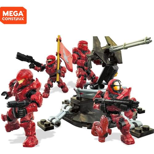 Mega Bloks Halo Promethean Warriors Playset Fireteam Rhino UNSC Fireteam Taurus Playset Victor Squad Children Toy for Kids Gift