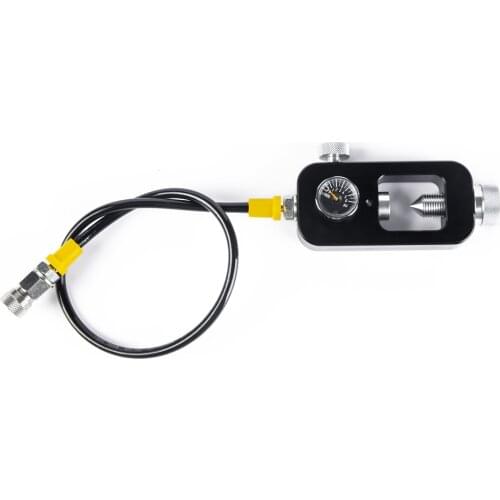 High Pressure 4500PSI PCP Air Refill Adapter Scuba Fill Station Paintball Accessories With 5000 psi 6000 psi Gauge