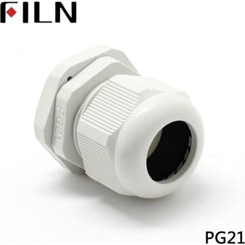 PG21 M25x1.5 Nylon IP68 waterproof cable gland connector compression electrical solar cable entry