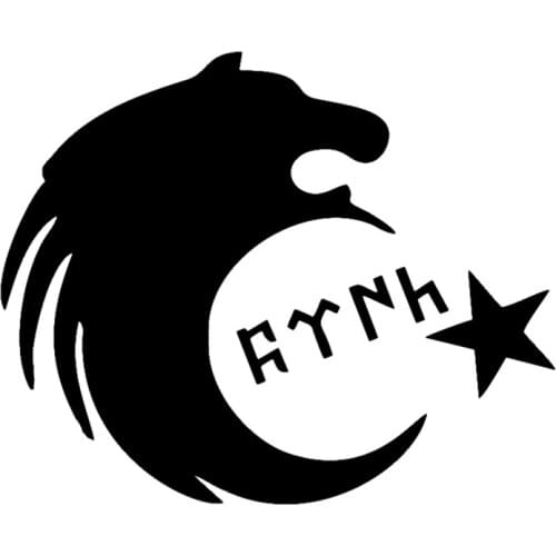 S51193 Various Sizes/Colors Car Stickers Vinyl Decal Wolf Moon Star Motorcycle Decorative Accessories Waterproof