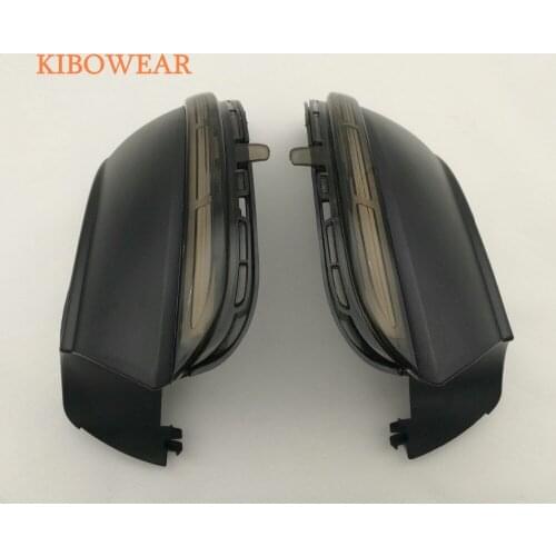 Blue Yellow Dynamic Blinker for VW Passat B7 CC Scirocco LED Turn Signal EOS Light Beetle 2011 2014 Side Mirror Indicator