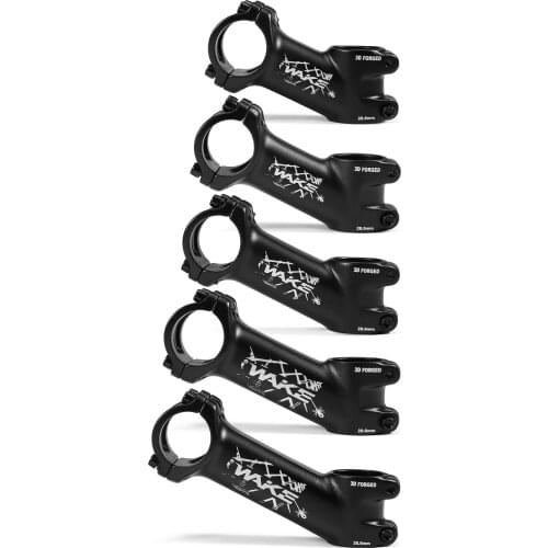 WAKE 25 Degree Bicycle Stem Ultralight Bicycle Stem Mountain Road Bike Stem for 31.8mm Handlebar Mountain Bike Parts 110mm 100mm