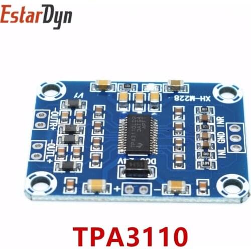 TPA3110 2X15W Digital Audio Stere Amplifier Board Module Mini Binaural AMP Controller 100dB DC 8-18V Max 3A