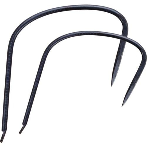 1pcs Anchor Hooks Sharp sharpened Treble Hooks Hand Grinding Black Nickel Coating High Carbon Steel single hook