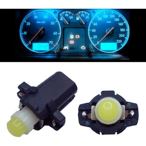 10pcs led B8.3 B8.3D COB smd 1 led Auto Wedge led Dashboard Indicator Instrument Light 12V white red blue yellow green