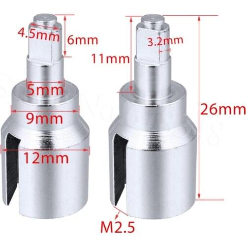 2pcs Steel Metal Driff Outdrives For RC 1/10 Electric Himoto E10XT E10XTL Katana Truggy Upgrade Parts Replacement 33003