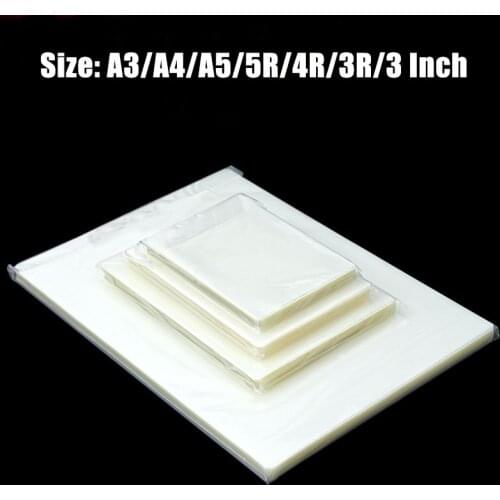 50MIC 60MIC 70MIC 80MIC A3 A4 5R 4R 3R Heat Laminating Pouch Film